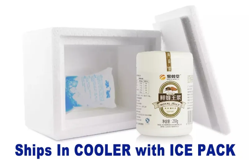 Beehall Health Food Factory Hot Sale Immune Anti-Fatigue Royal Jelly