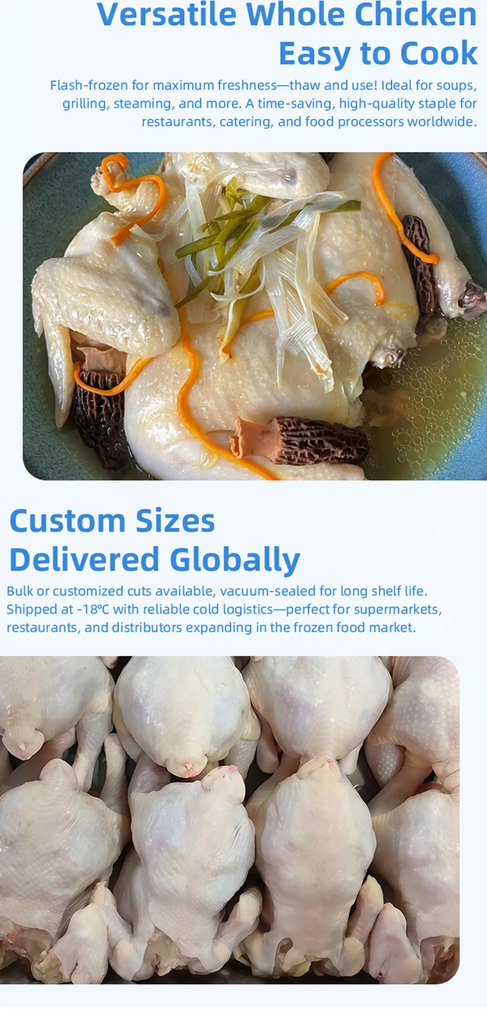 Premium Whole Frozen Chicken for Global Export Opportunities