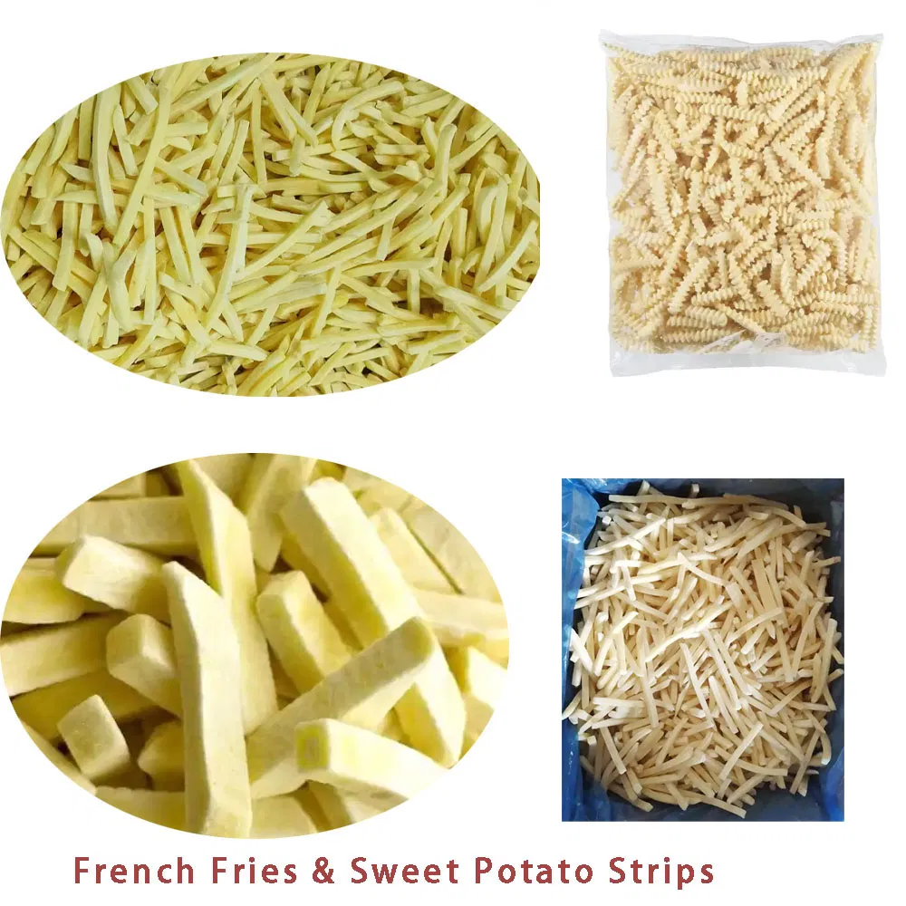 Frozen Food French Fries Mccain Potato Chips Shoestring Fry (7-12mm) IQF Vegetable French Fries Straight Cut & Crinkled Frozen French Fries High Quality