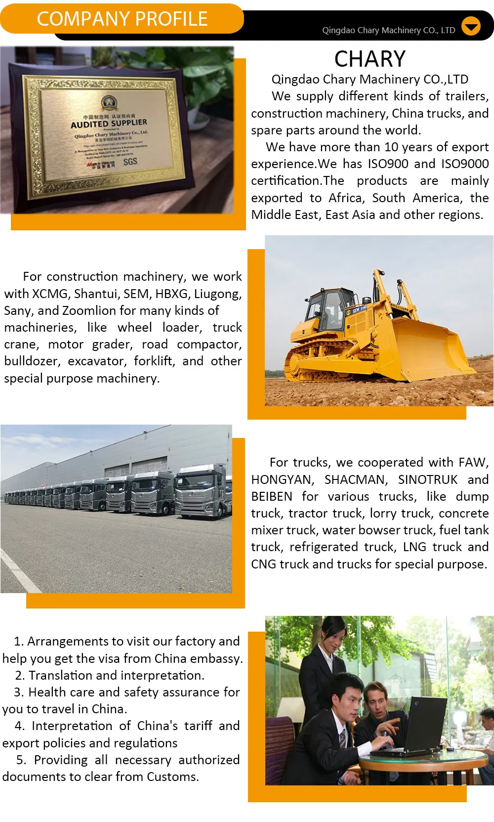 Brand New FAW 6X4 Rhd 30t J5m V Dump/Tipper Truck for Sale