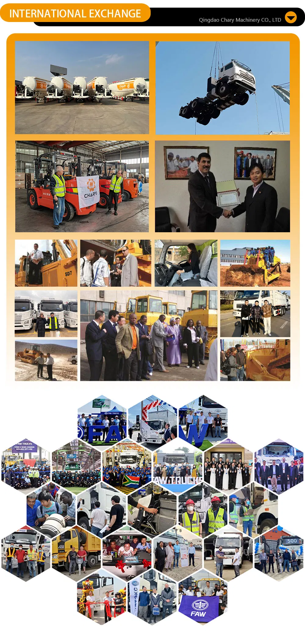 Brand New FAW 6X4 Rhd 30t J5m V Dump/Tipper Truck for Sale