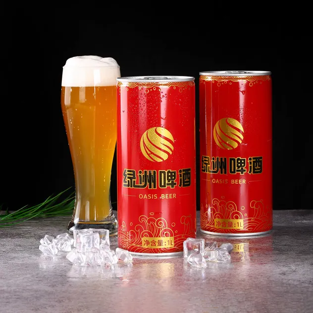 Top Quality Hot Selling Wholesale Chinese Traditional Beer Oasis Red Gift Box Packaged Craft Beer 1L * 4