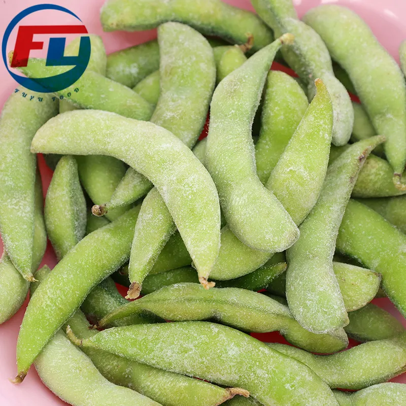 Wholesale Price IQF Green Soybeans Frozen Vegetables Soybeans Edamame in Shell Frozen Beans for Hotel for Super Marekt Qualify Supplier