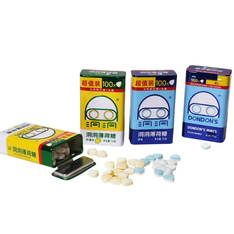 70g Sugar Free Mints Candy in Tower Tin for Convenience Store
