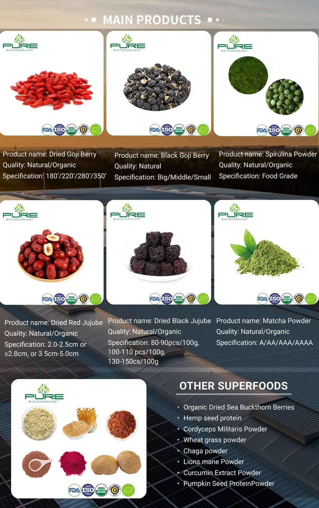 Premium Organic Goji Juice Concentrate Brix 36% for Wholesale