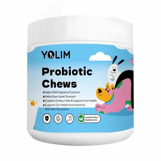 Probiotic Chews for Dogs and Cats Digestive Function Pre&Probiotic Pet Treat OEM Factory