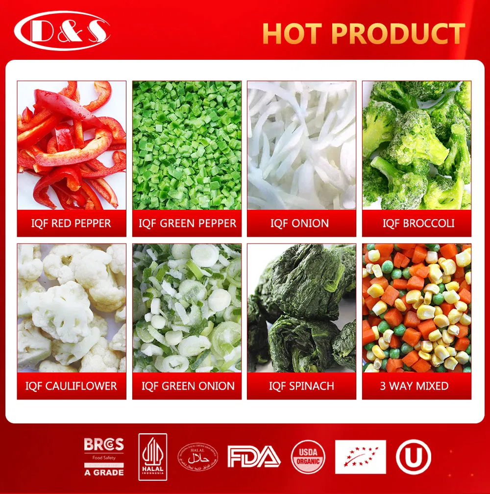 IQF Frozen Sweet Bell Pepper/Dices/Strips/Wholes Frozen Pepper