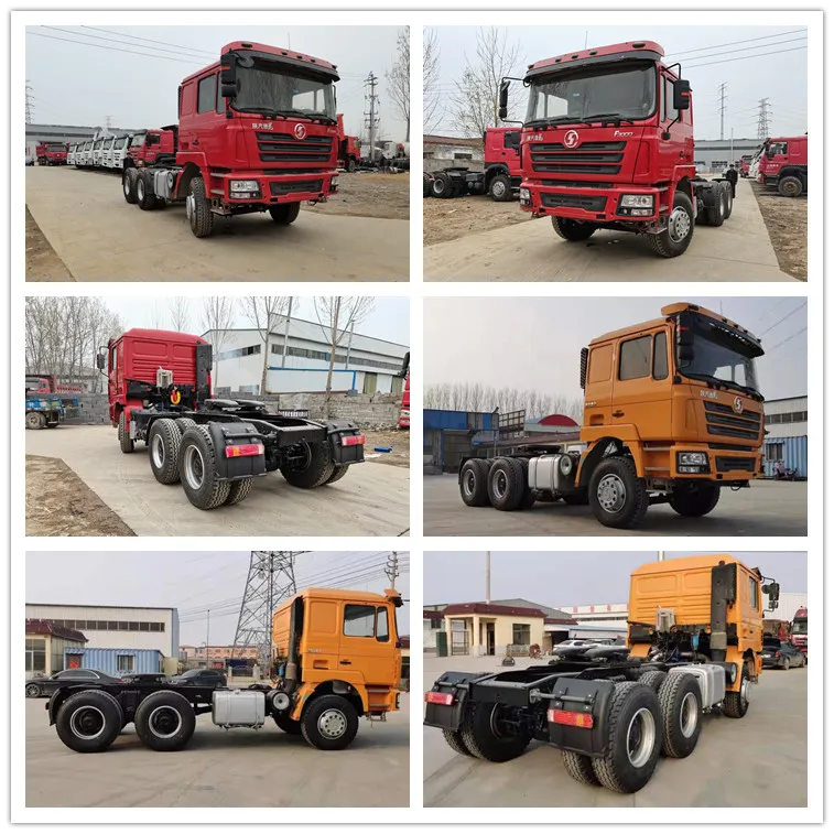 Heavy Duty Shacman F2000 F3000 M3000 10 Wheeler 6X4 380HP 420HP Tractor Head