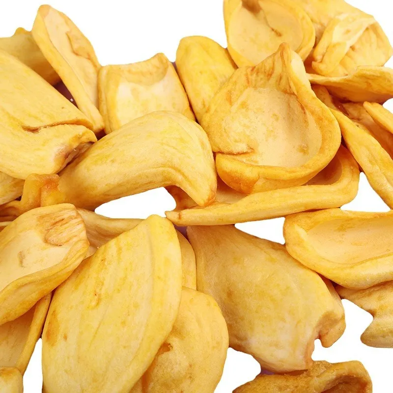 Natural Sweet Vacuum-Fried Jackfruit, Vf, a Leisure Snack Without Additives or Preservatives Dried Jackfruit