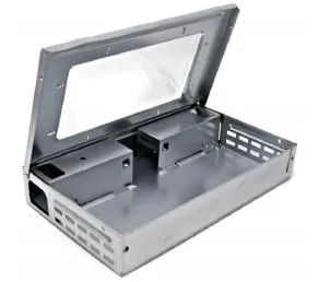 Metal Rat Bait Station Multi Catch Mouse Trap Box