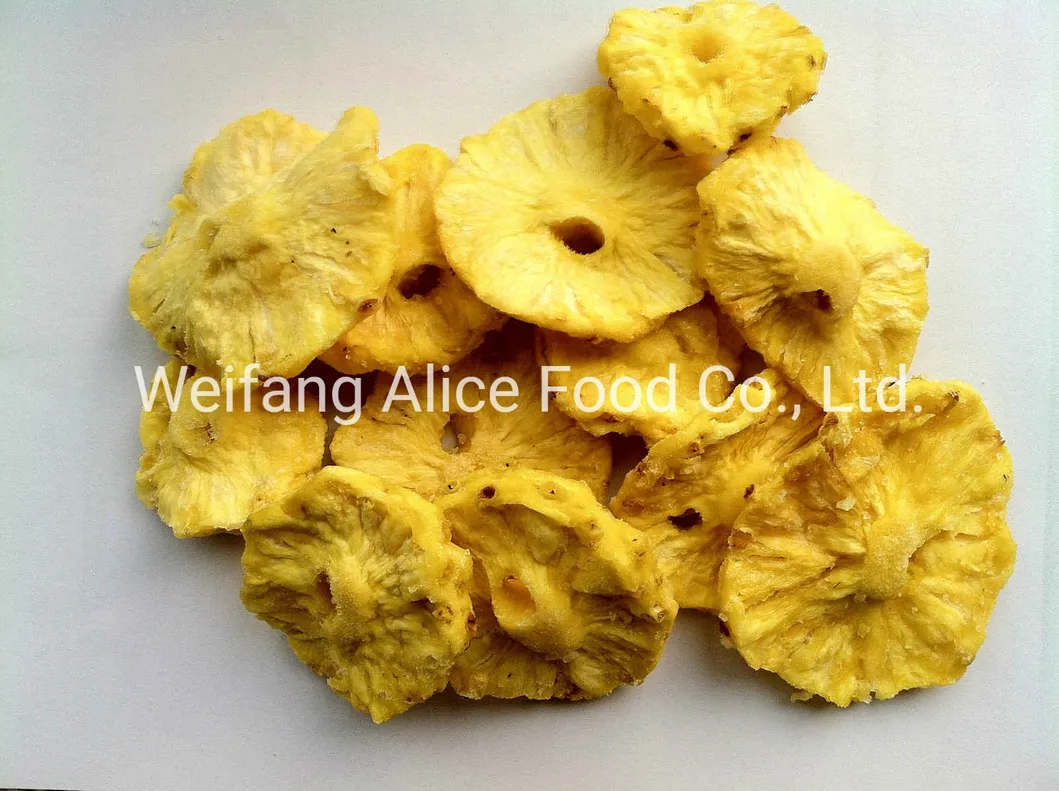 Wholesale High Quality with Low Sugar Natural Dried Pineapple Fruit