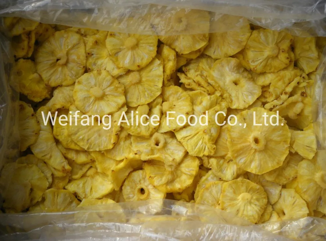Wholesale High Quality with Low Sugar Natural Dried Pineapple Fruit