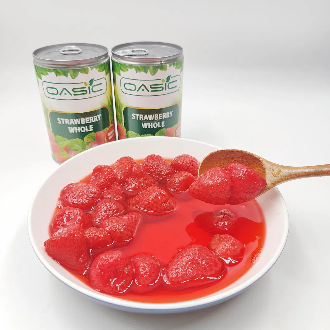 Top Quality Canned Fruit in Can Juicy Canned Strawberry