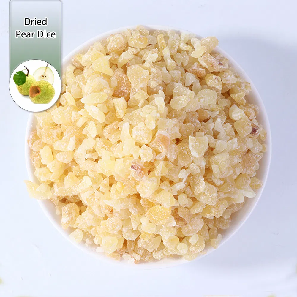 Wholesale Dried Pear Cubes Preserved Pear Dice Candied Fruit Dried Fruit Cubes Fruit Tea Baking