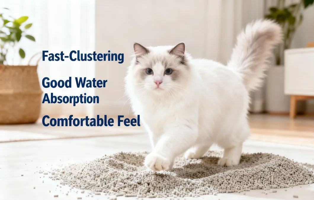 Customized Premium Bentonite Cat Litter Odour Lock Water Soluble Bentonite Clay