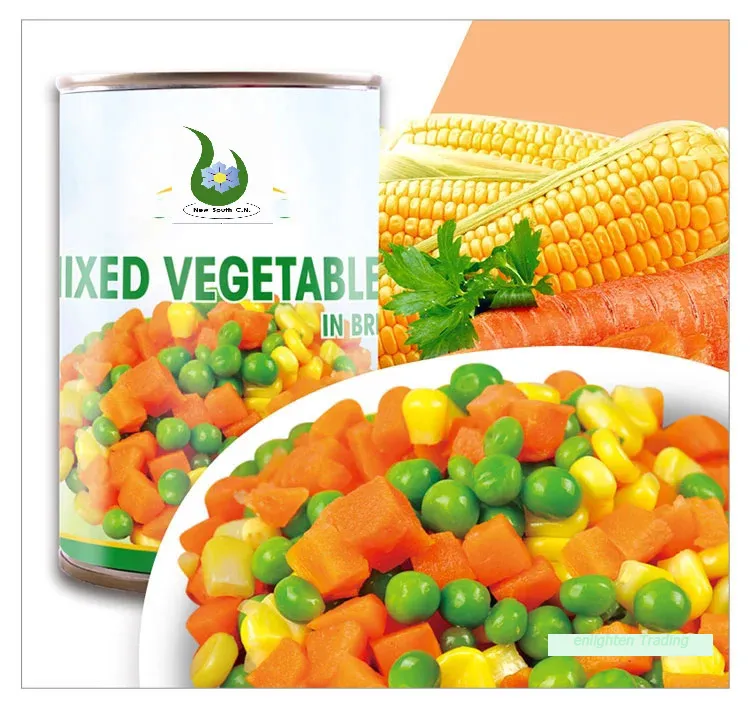 Healthy Delicious Wholesale Fresh Mixed Vegetables Instant Canned Food