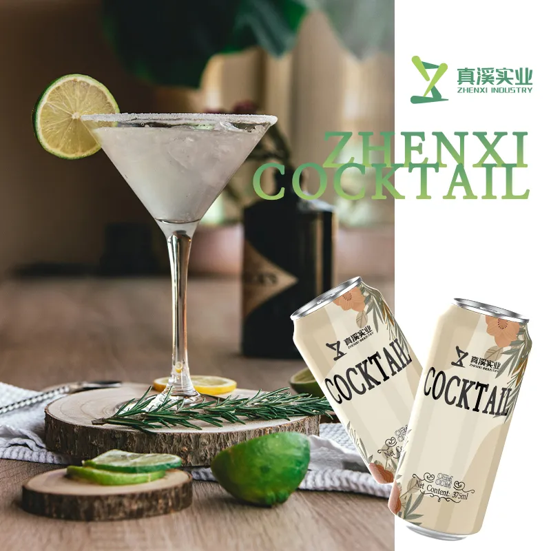 New Products OEM ODM Sleek 330ml Aluminum Canned Zodiac Capricorn Cocktail