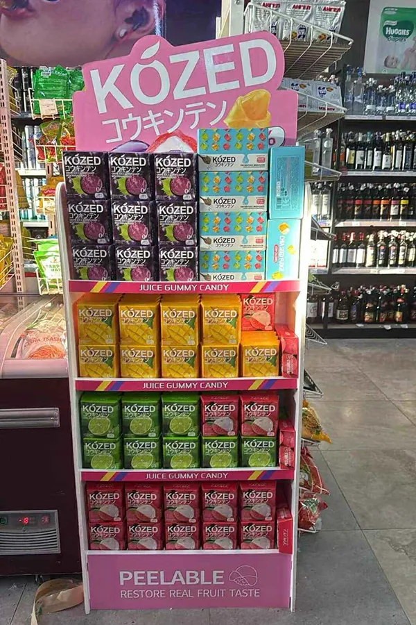 China Origin Kozed Pressed Coffee Flavored Candy in Packaging