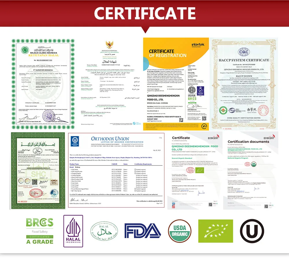 Factory Supply Fresh Crop Natural Dried Spices Dehydrated Ginger Granules of Cooking Herbs