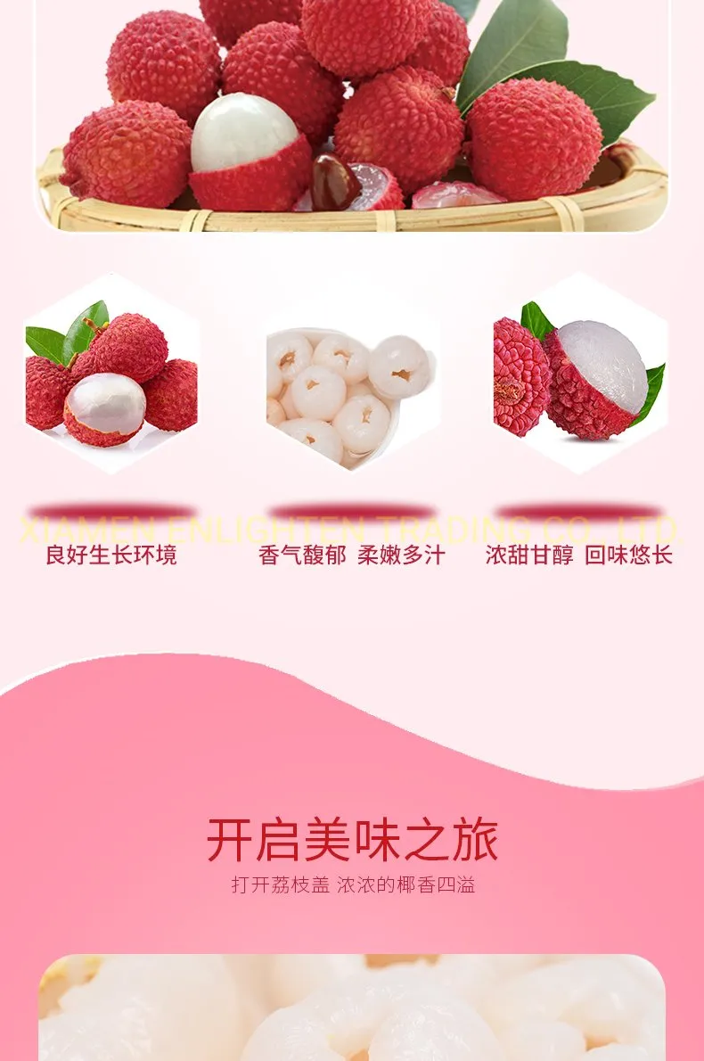 Premium Quality Canned Lychee/Lichi in Syrup From Zhangzhou China