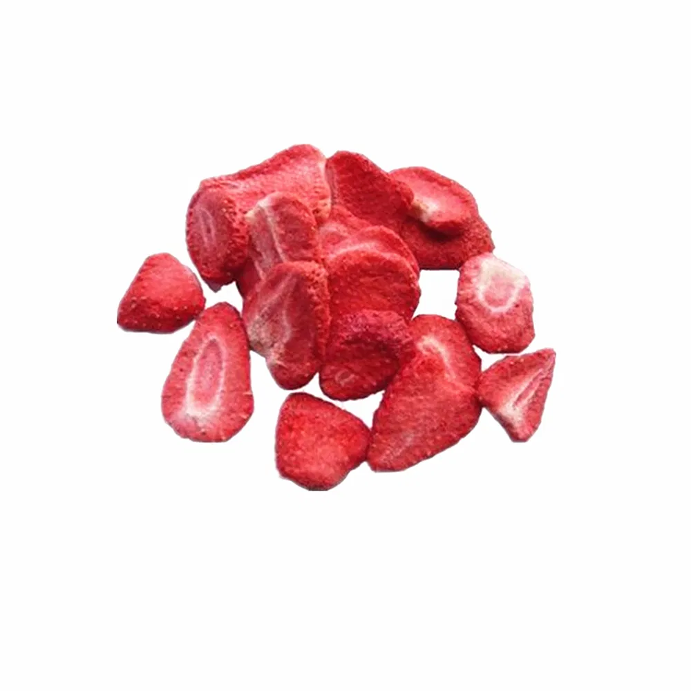 100%Nature Fruits Freeze Dried Strawberry Split for Making Snack