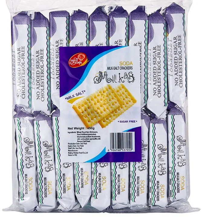 450g Sugar Free Soda Biscuit Milk Salt Orginal Soda Cracker