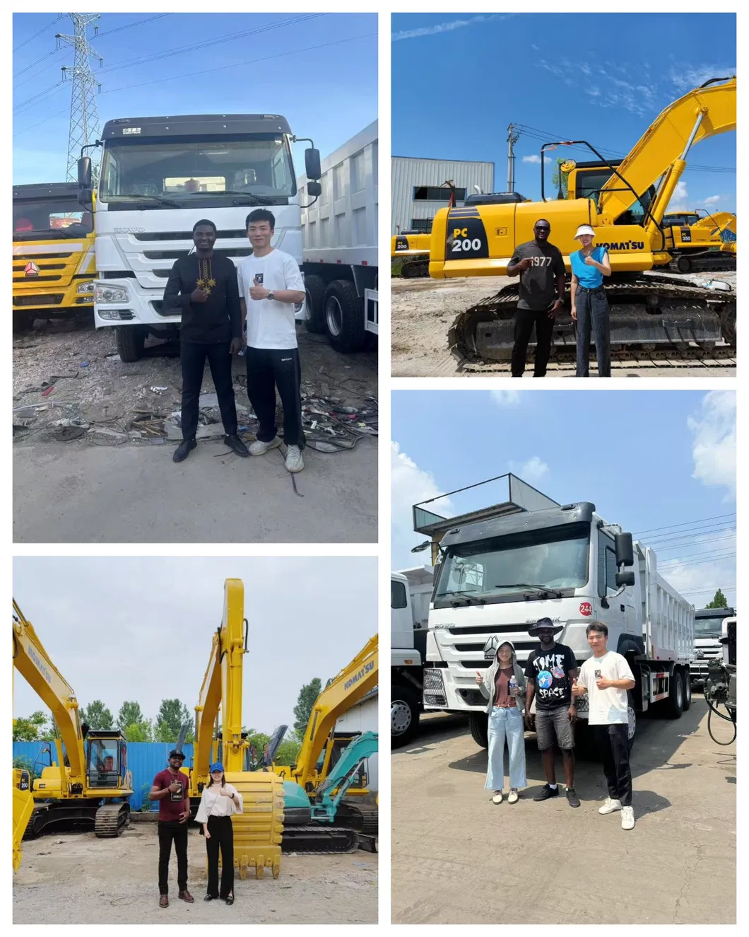 Cheap Chinese Brand Sinotrukused HOWO 420HP Tractor Head Red Truck Head for Sale