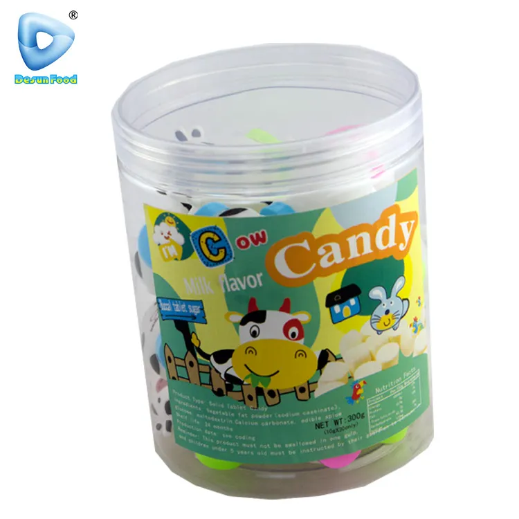 Hot Selling Wholesale Sweet Cartoon Animal Shape Milk Press Tablet Candy