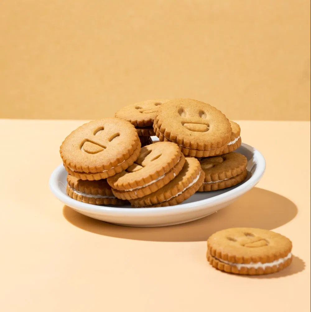 Yogurt-Filled Cookies — a Satisfying Whole-Grain Snack and Delicious Cereal Barley Biscuit for Guilt-Free Munching!