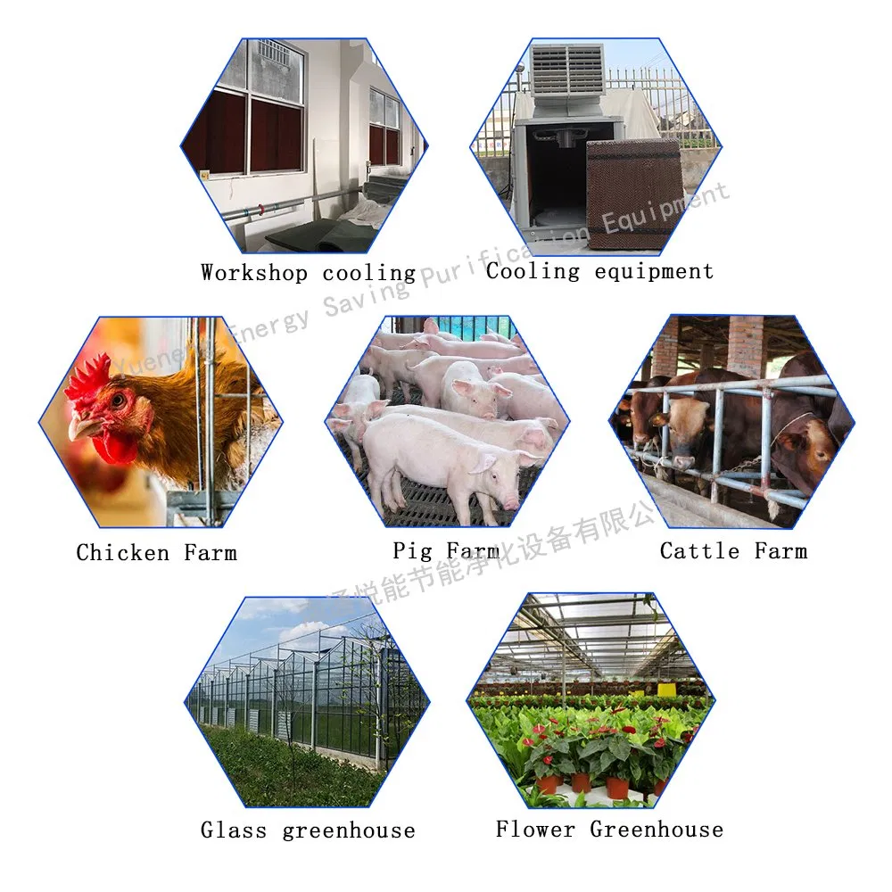 6090 Customized Cellulose Evaporative Cooling Pad for Home Air Cooler