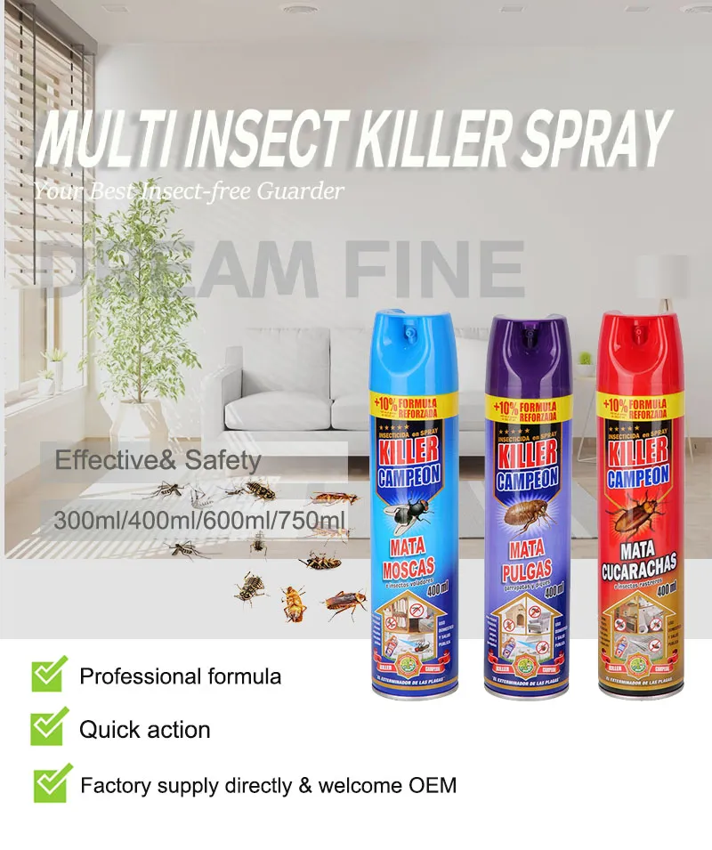 Campeon Insect Killer Spray Mosquito Cockroach Killing Aerosol Pesticide Insecticide
