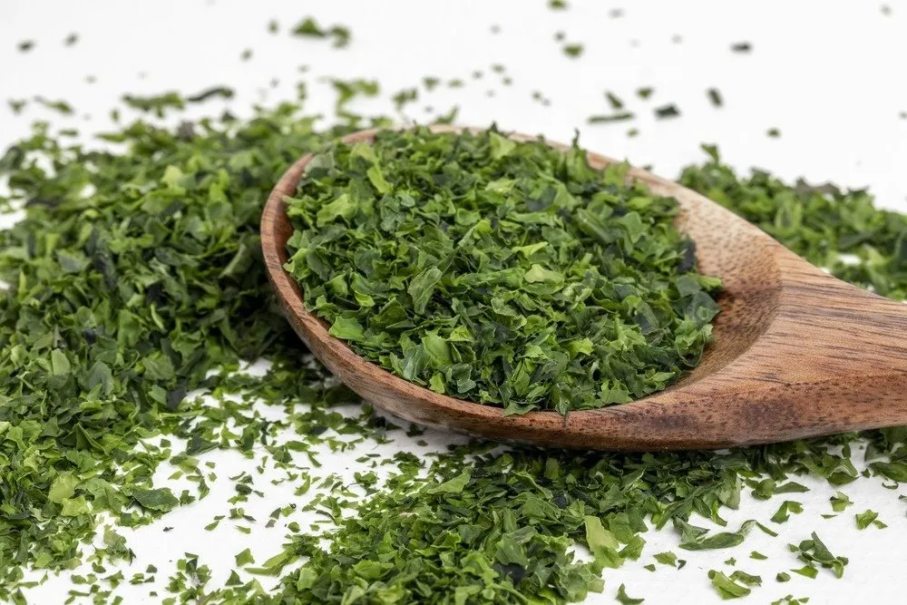 Factory Supply Natural Snacks Additives Dried Ulva Lactuca Green Seaweed Flakes