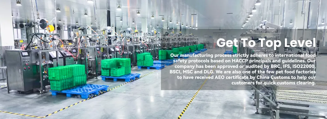 BRC and BSCI Certified Chicken Breast Slice Snacks for Dogs