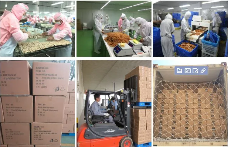 BRC and BSCI Certified Chicken Breast Slice Snacks for Dogs