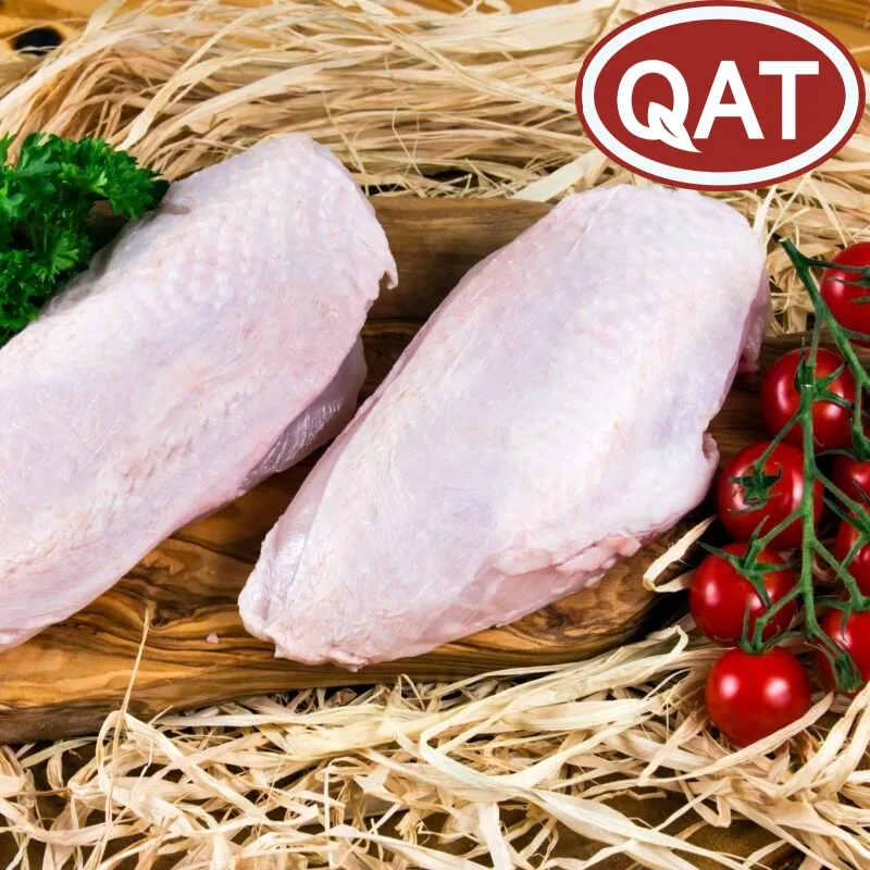 Premium Halal Bone-in Skin-on Chicken Breast at Affordable Rates