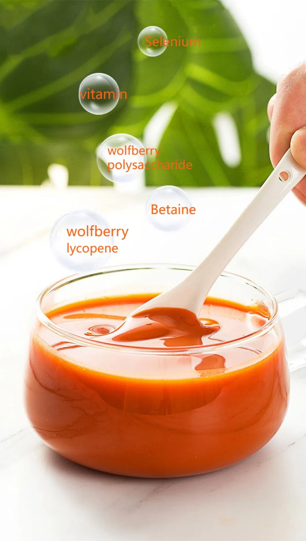 Goji Puree Juice for Enhanced Vision and Daily Wellness Boost