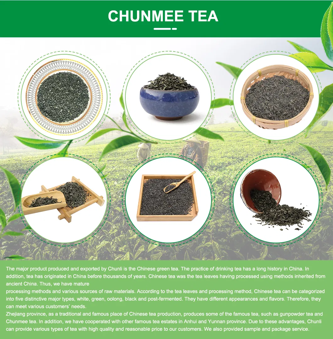 Chinese Green Tea Azawad Brand Famous High Quality China Green Tea Chunmee Tea 41022AAA for West Africa Desert Free Sample