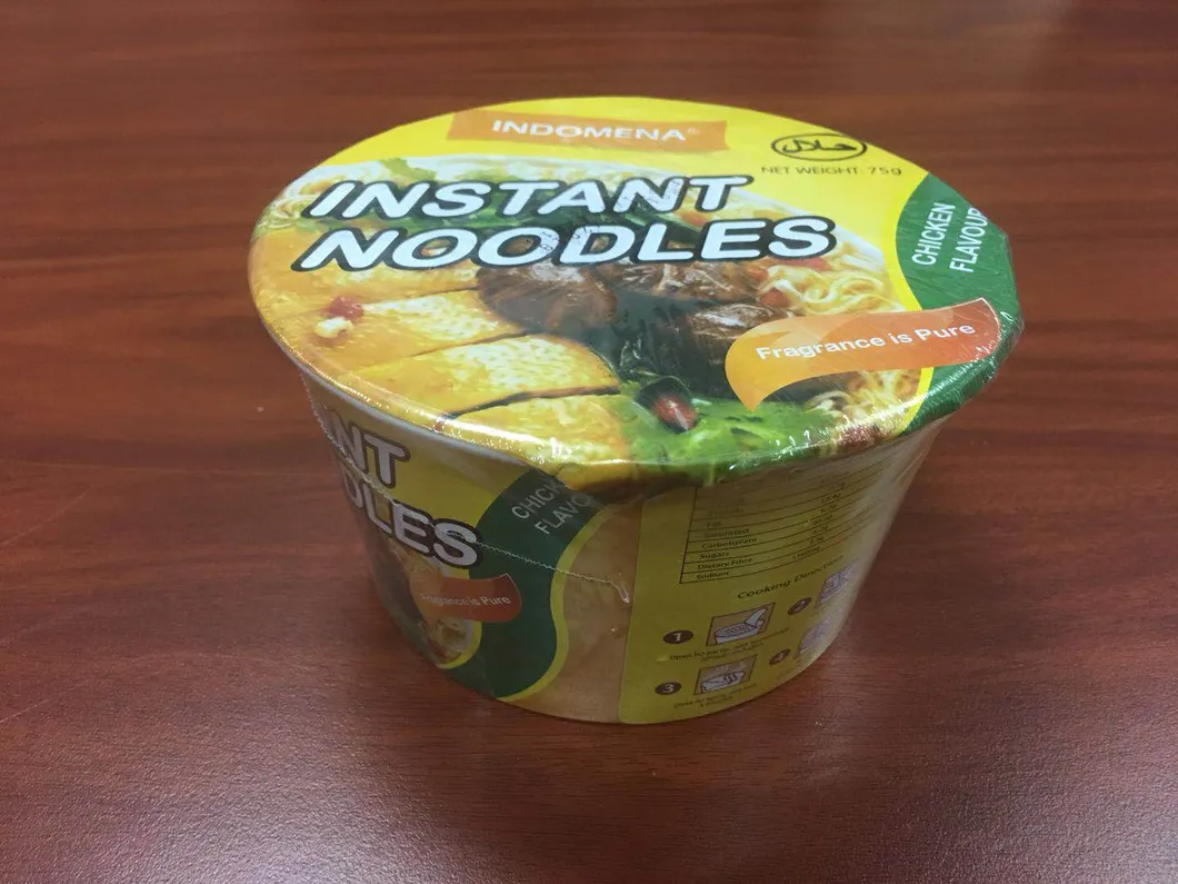 Factory Best Price Chicken Flavour Bowl Instant Noodles Halal Wheat Ramen Noodles
