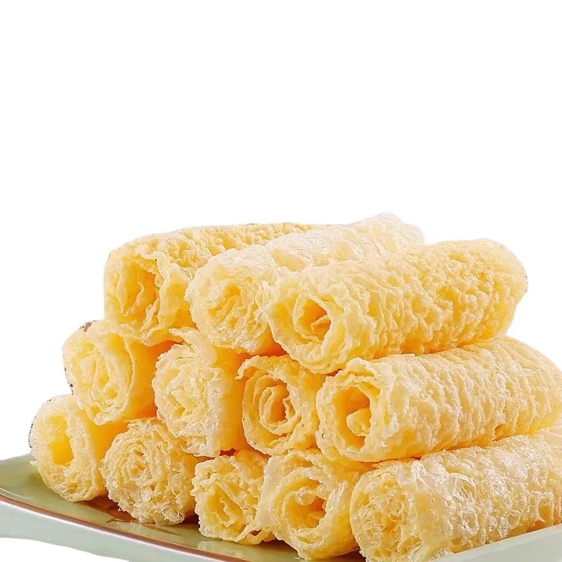 Vegan High Protein Fried Bell Roll Yummy Yuba Bean Curd Sheet