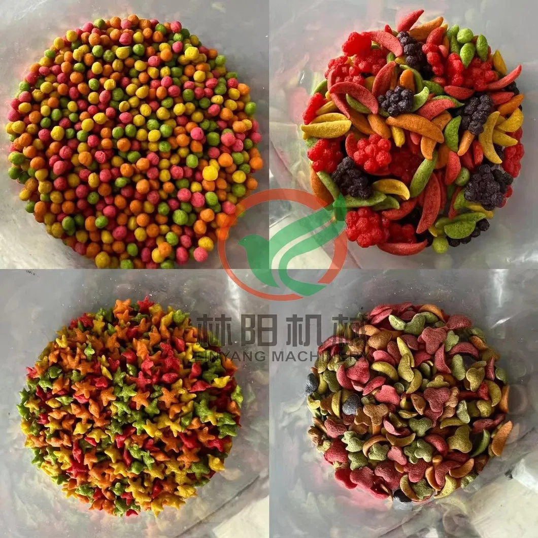 Various Colors and Shapes Fish Feed Extruder Making Machine