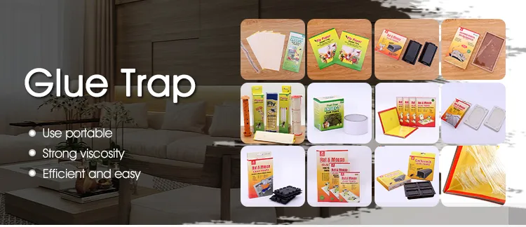 Adhesive Rodent Control Sticky Plastic Pad Boards Mouse Mice Rat Trap Glue