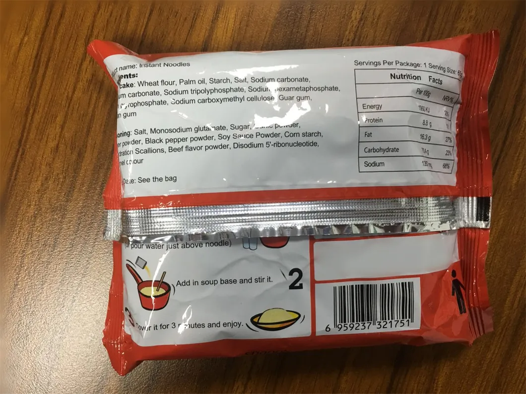 Hot & Sour Instant Noodle Snacks - 5-Minute Meal