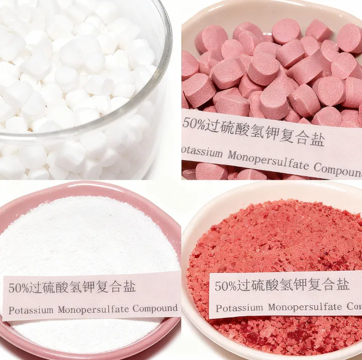 Potassium Monopersulfate Composite Salt Kmps Pmps Poultry Chicken Pig Farm Disinfectant for Water Sanitation