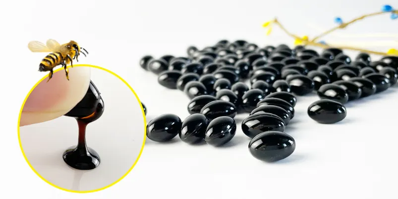 Beehall Organic Food Manufacturer Antibacterial Antiviral Bulk Propolis Capsules