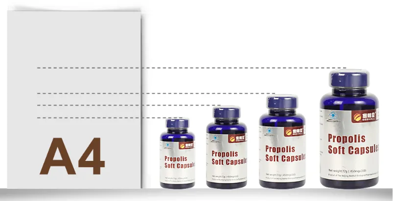 Beehall Organic Food Manufacturer Antibacterial Antiviral Bulk Propolis Capsules