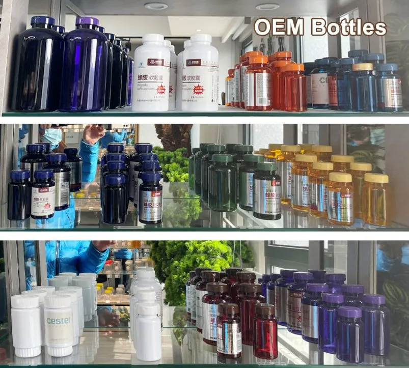 Beehall Organic Food Manufacturer Antibacterial Antiviral Bulk Propolis Capsules