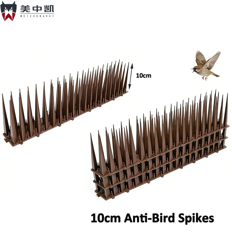 Proof Barrier for Roof/Fence/Wall Pigeon & Cat Repellent for Protection Pest Control Solution for Buildings Long-Lasting Bird Control 10cm Anti Bird Spikes