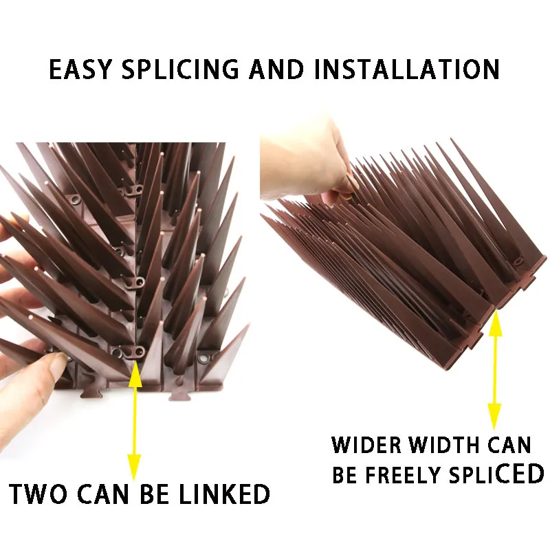 Proof Barrier for Roof/Fence/Wall Pigeon & Cat Repellent for Protection Pest Control Solution for Buildings Long-Lasting Bird Control 10cm Anti Bird Spikes