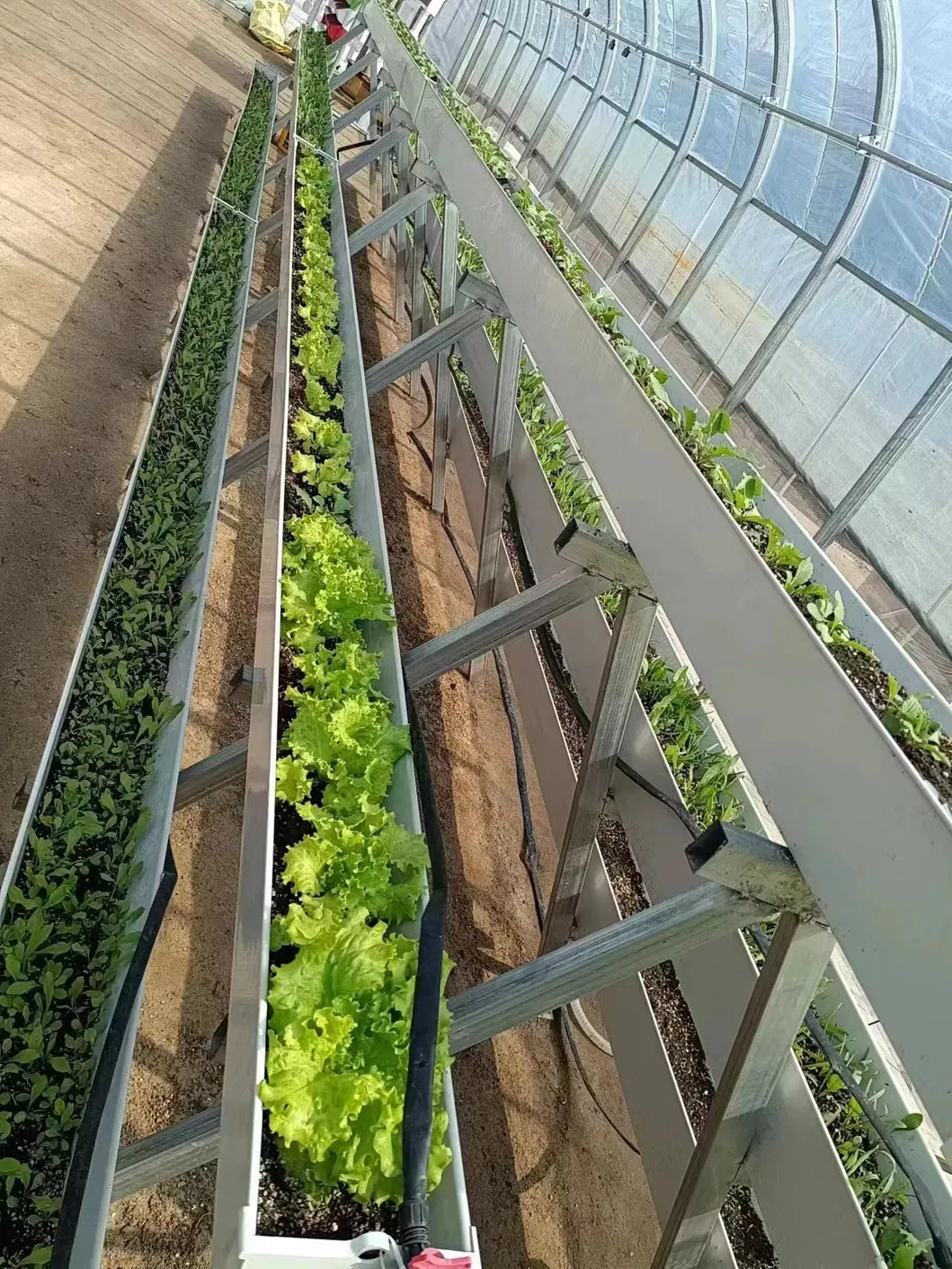 Hydroponic Food-Grade Nft PVC Channel PVC Gutter Pipe for Strawberry