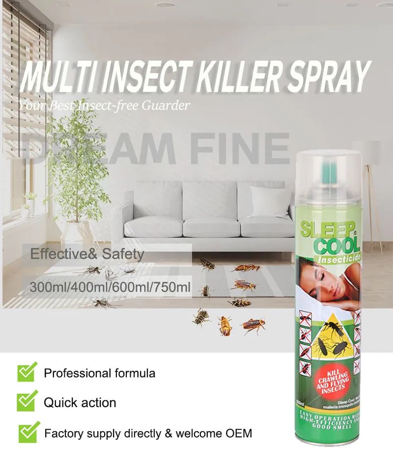 Sleep Cool Mosquito Killer Spray Insecticide Household Pesticide